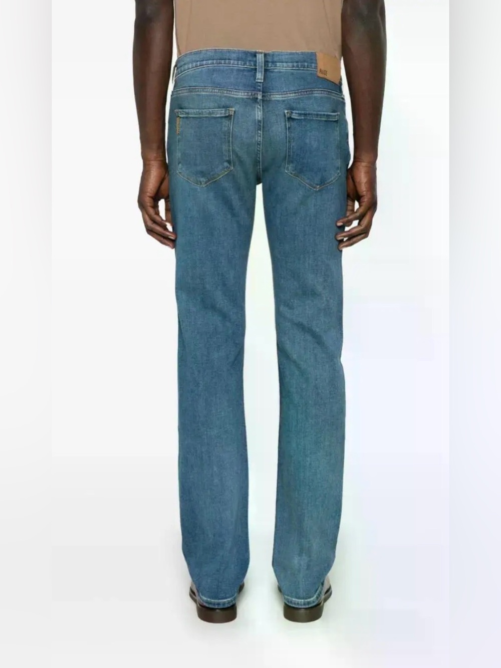 PAIGE Slim Fit Federal Men's Blue Denim Jeans 32 - Picture 4 of 13